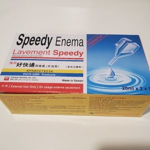 BNIB Speedy Enema 20mlx2x5 Fast & Powerful